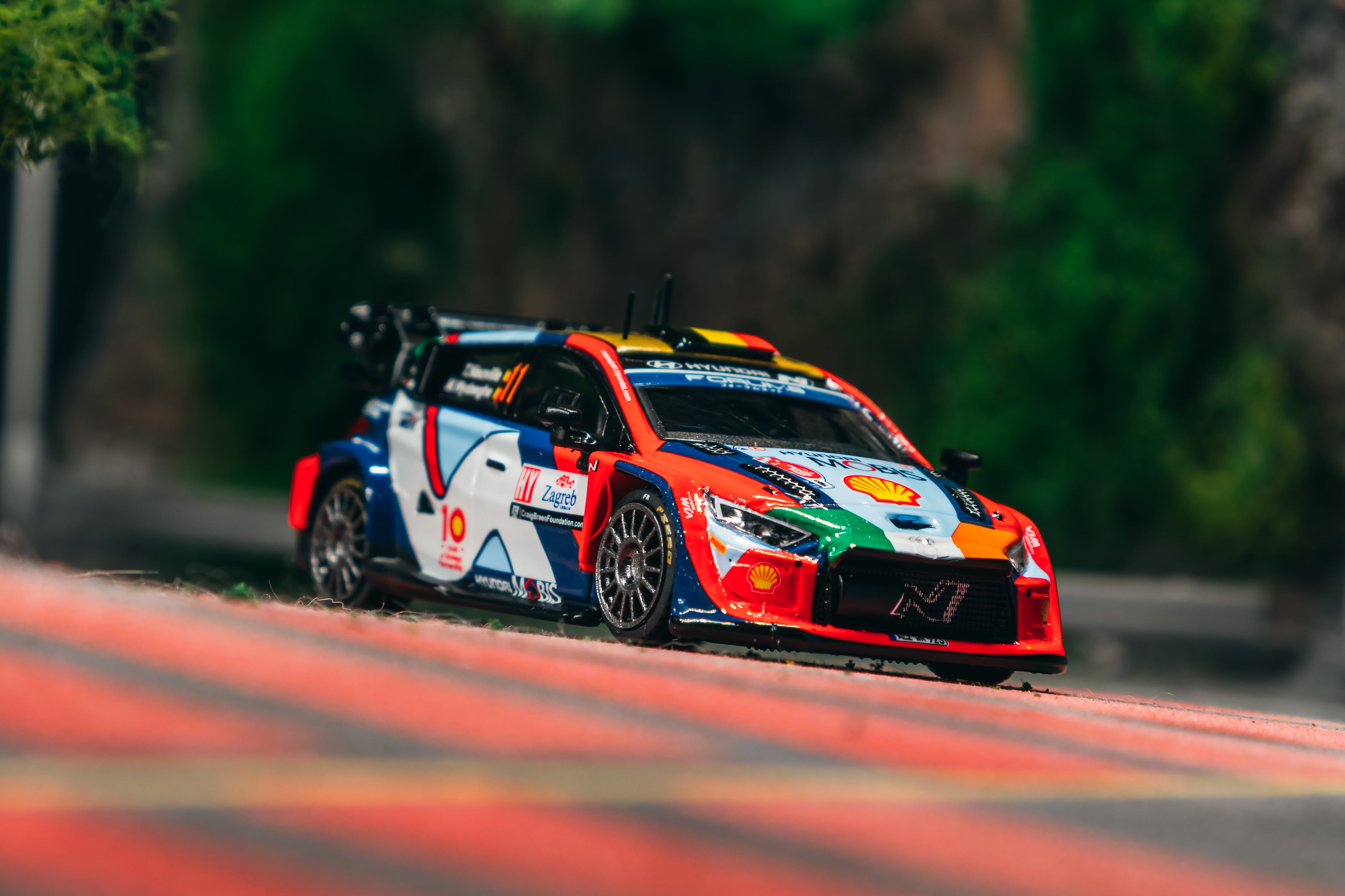 Tarmac Works 1:64 现代 i20 N Rally1 克罗地亚拉力 2024 Neuville 11 号车
